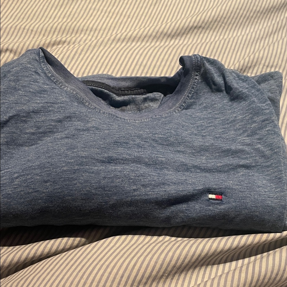 Tommy Hilfiger Blue Crew Neck T-Shirt
